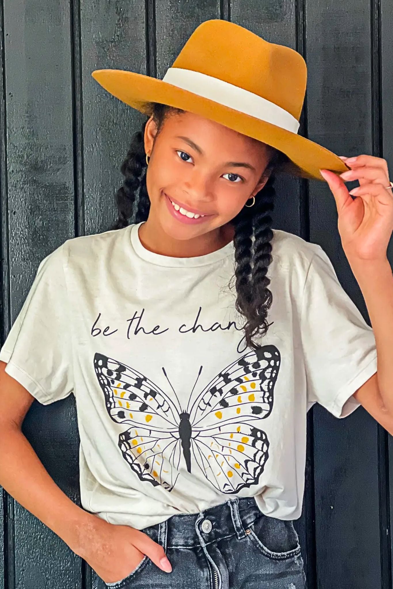 Be The Change Butterfly Tee