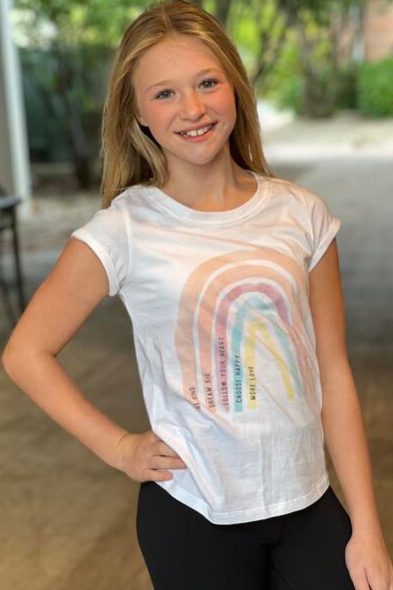 Be Kind Rainbow Tee