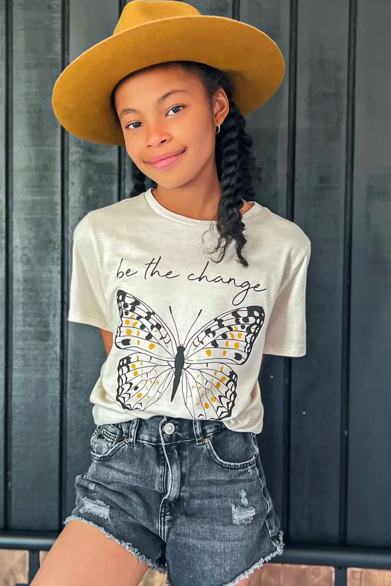 Be The Change Butterfly Tee