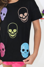 Load image into Gallery viewer, Sequin Skulls Tee
