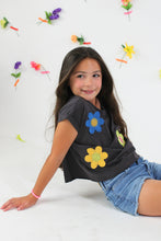 Load image into Gallery viewer, Crochet Flowers Tee
