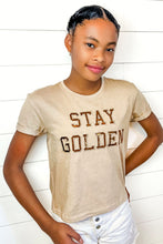 Load image into Gallery viewer, Stay Golden T-shirt
