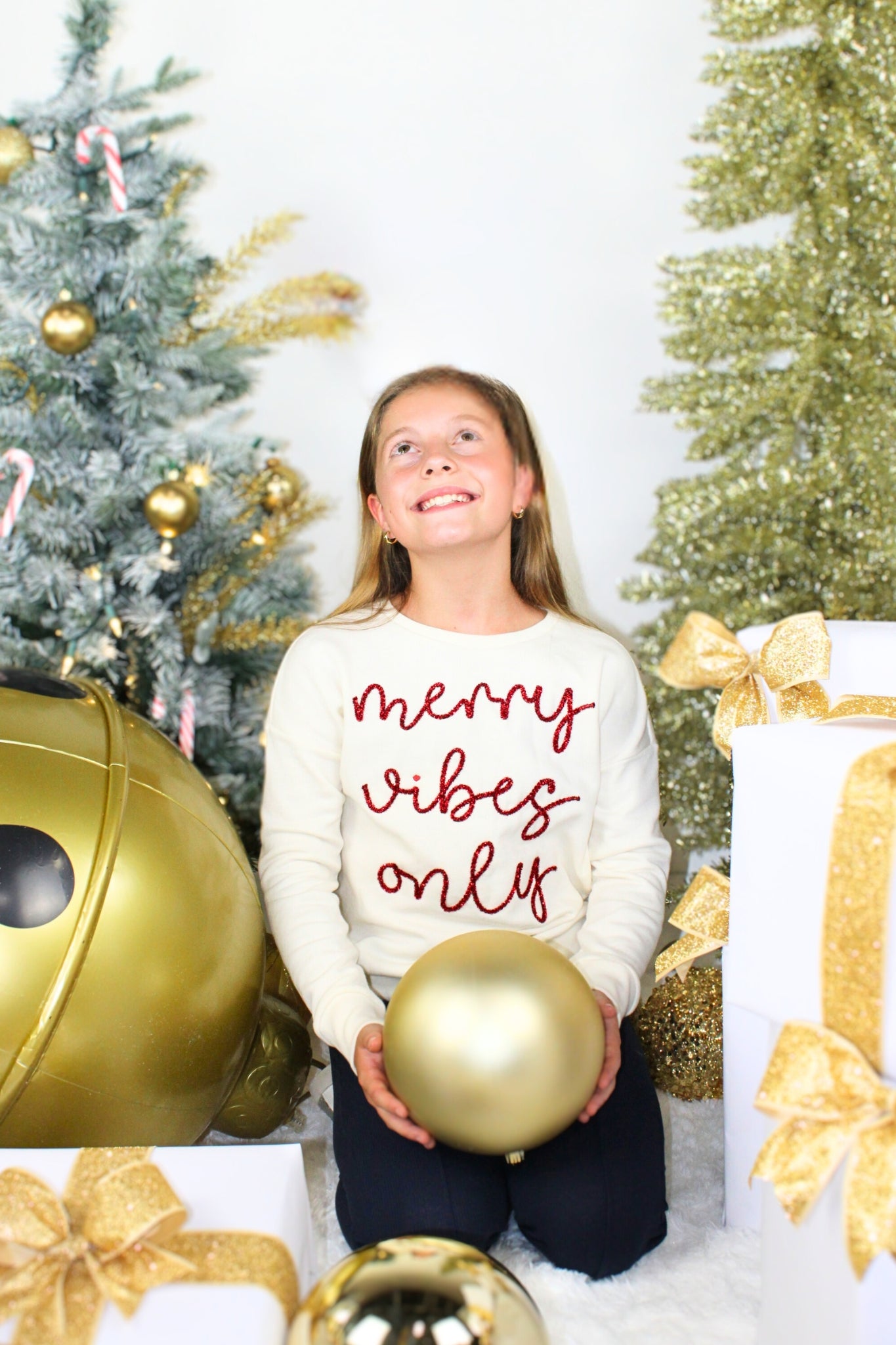 Merry Vibes Only Sweatshirt